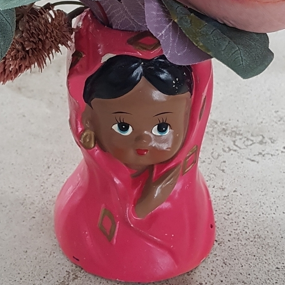 Vintage Japan Paper Mache 4" Female Bust - Picture 4 of 8